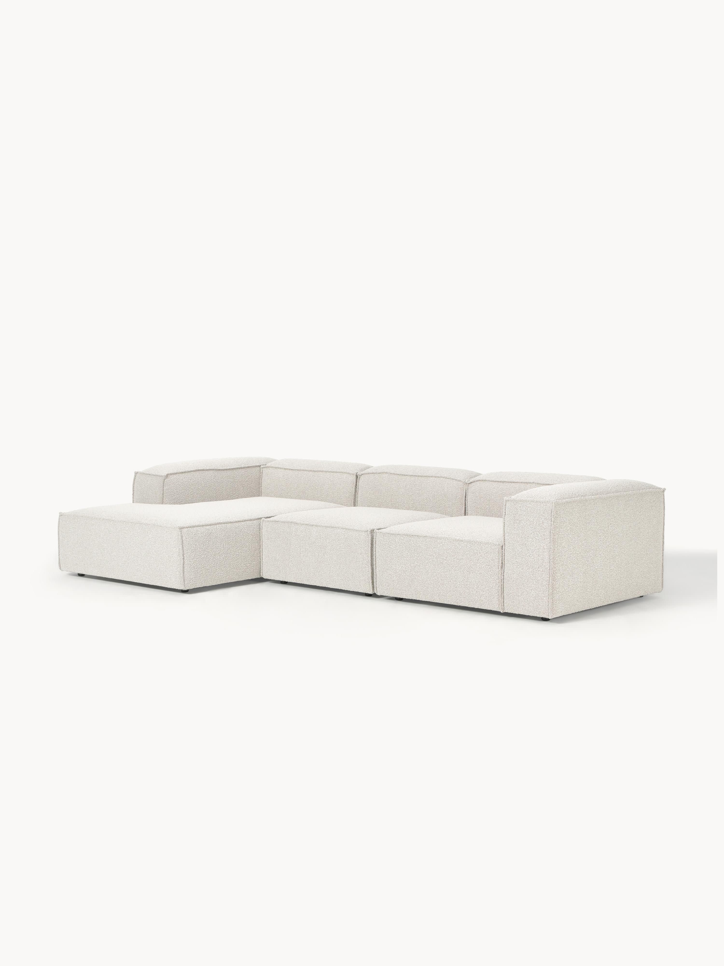 Modulaire bouclé-hoekbank Lennon (4-zits)