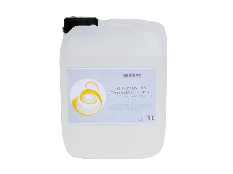 MEDiDOR Massageöl Zitrone Mineralisches Massageöl mit Zitronenduft