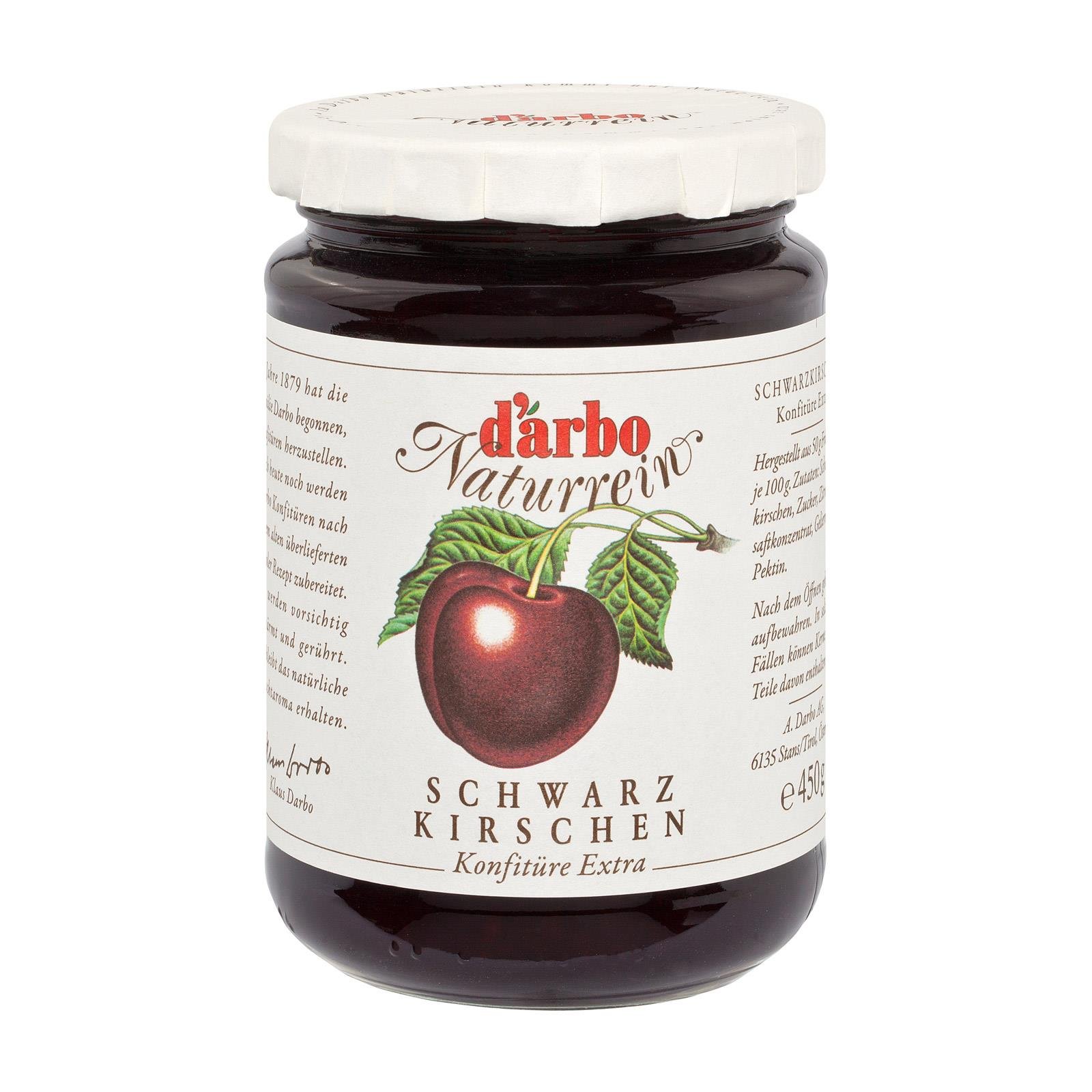 Darbo Schwarzkirschen Konfitüre