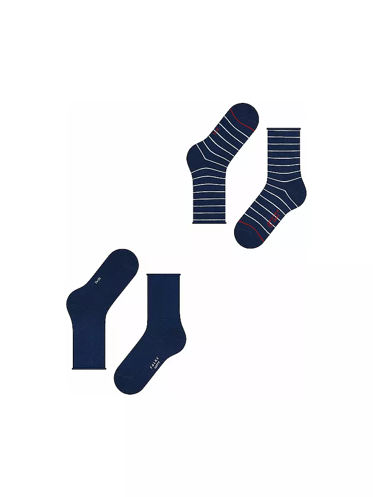 FALKE  Sneakersocken Happy Stripe 2er Pkg royal blue blau
