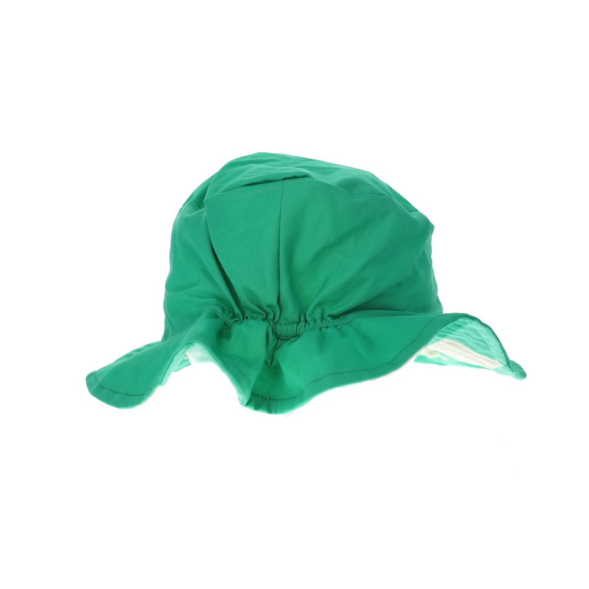 Bob bébé réversible 0-6 mois vert/carreaux - Les Inséparables Petit toi