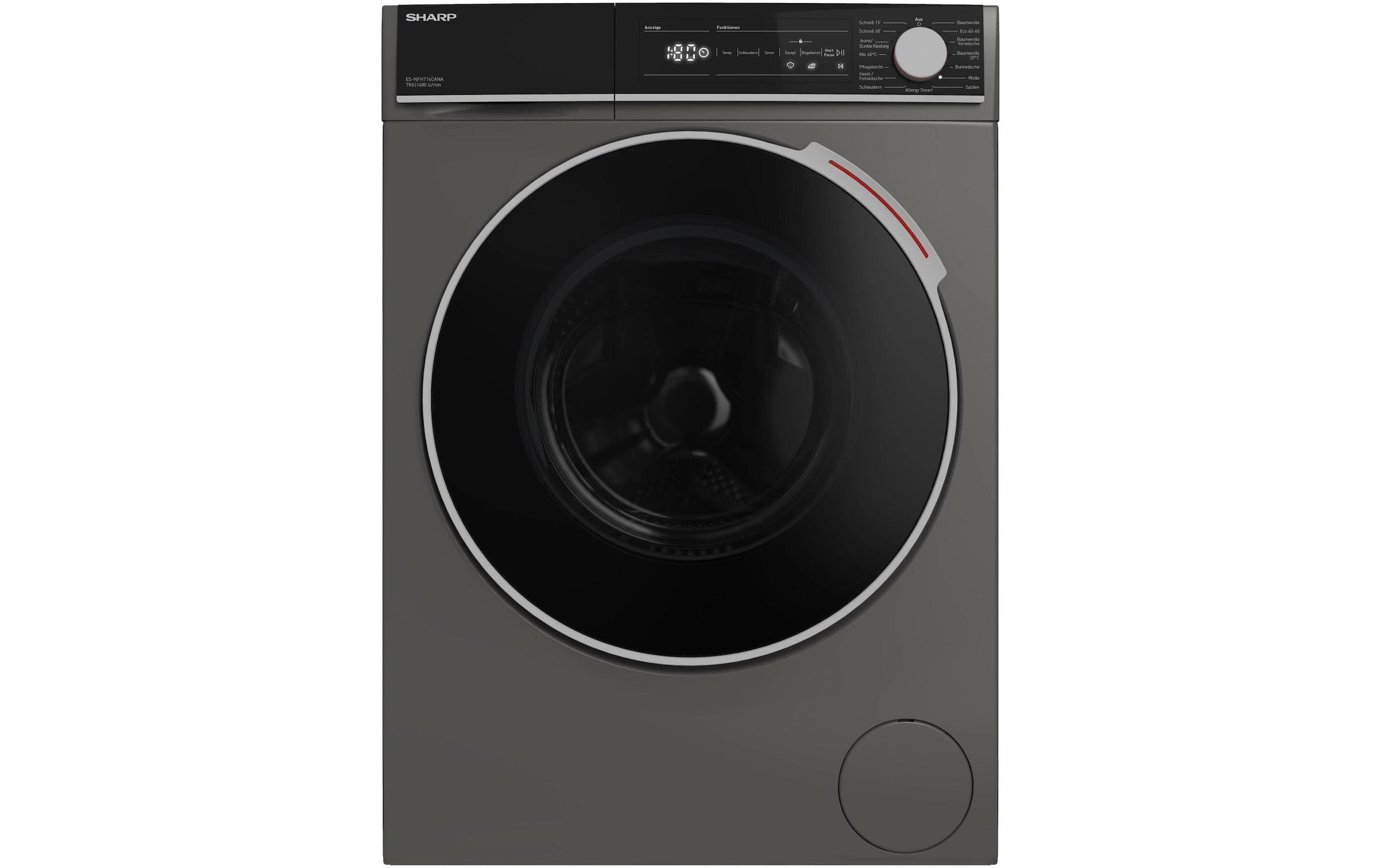 Sharp Waschmaschine »ES-NFH714CANA-DE Links« 1400 U/min