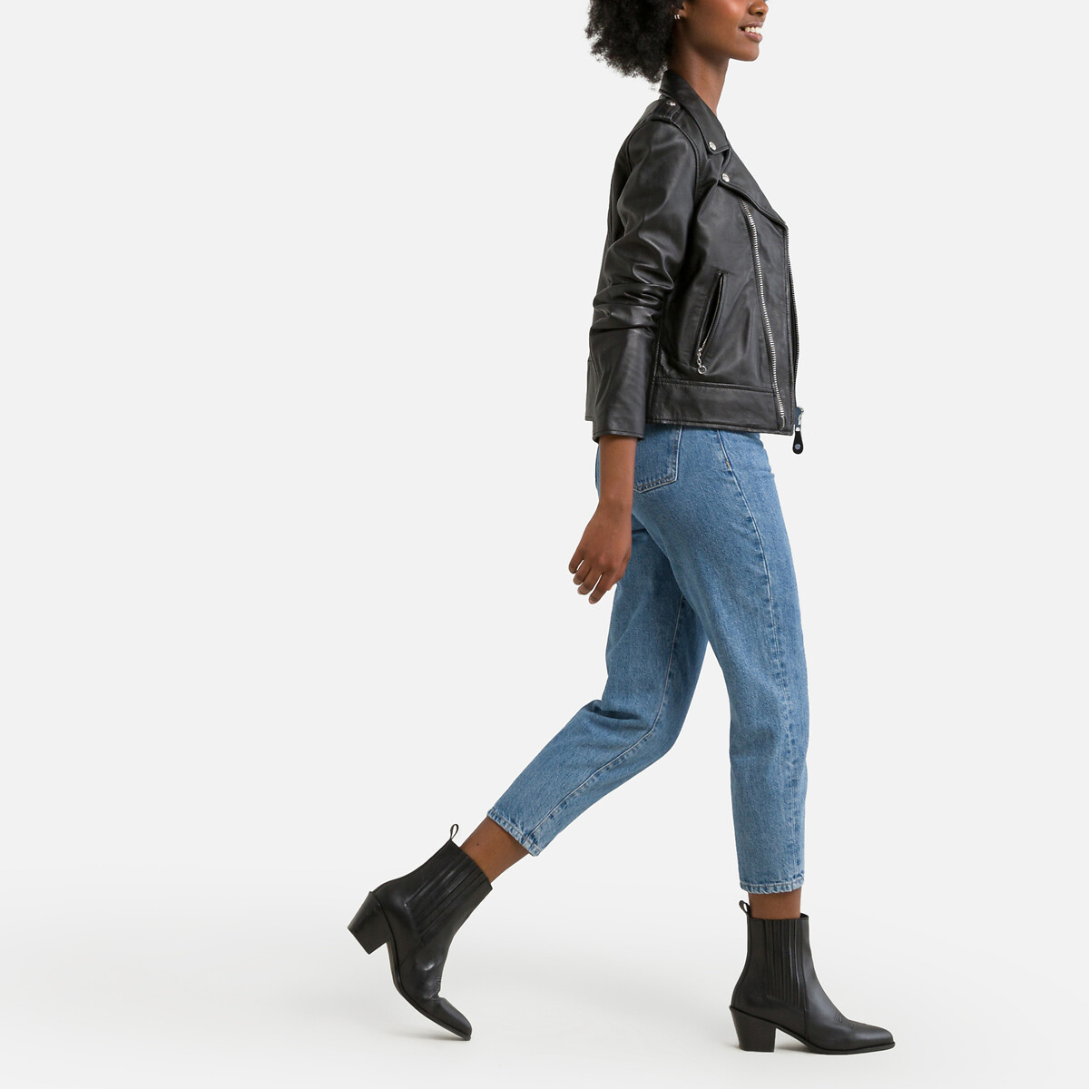 SCHOTT<br>Perfecto em pele de cordeiro, LCW 1601D