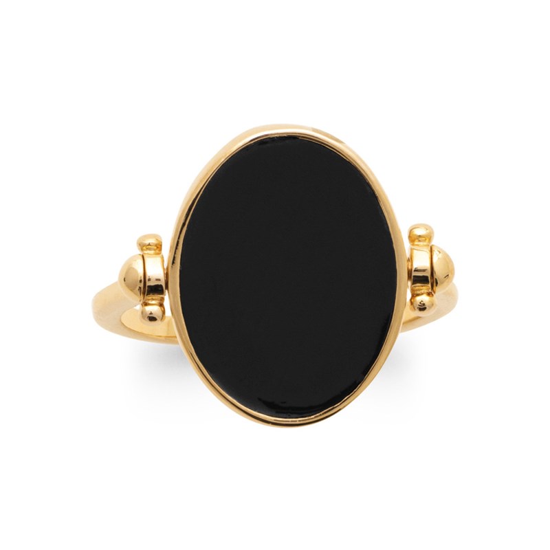 Bague Femme - Plaqué Or - Email