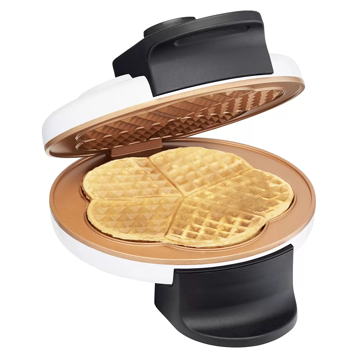 Waffeleisen Retro Waffles weiss
