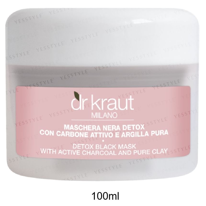 dr kraut - Detox Black Mask met actieve houtskool en pure klei