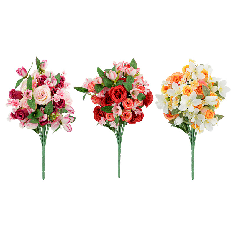 Bouquet de roses et lys