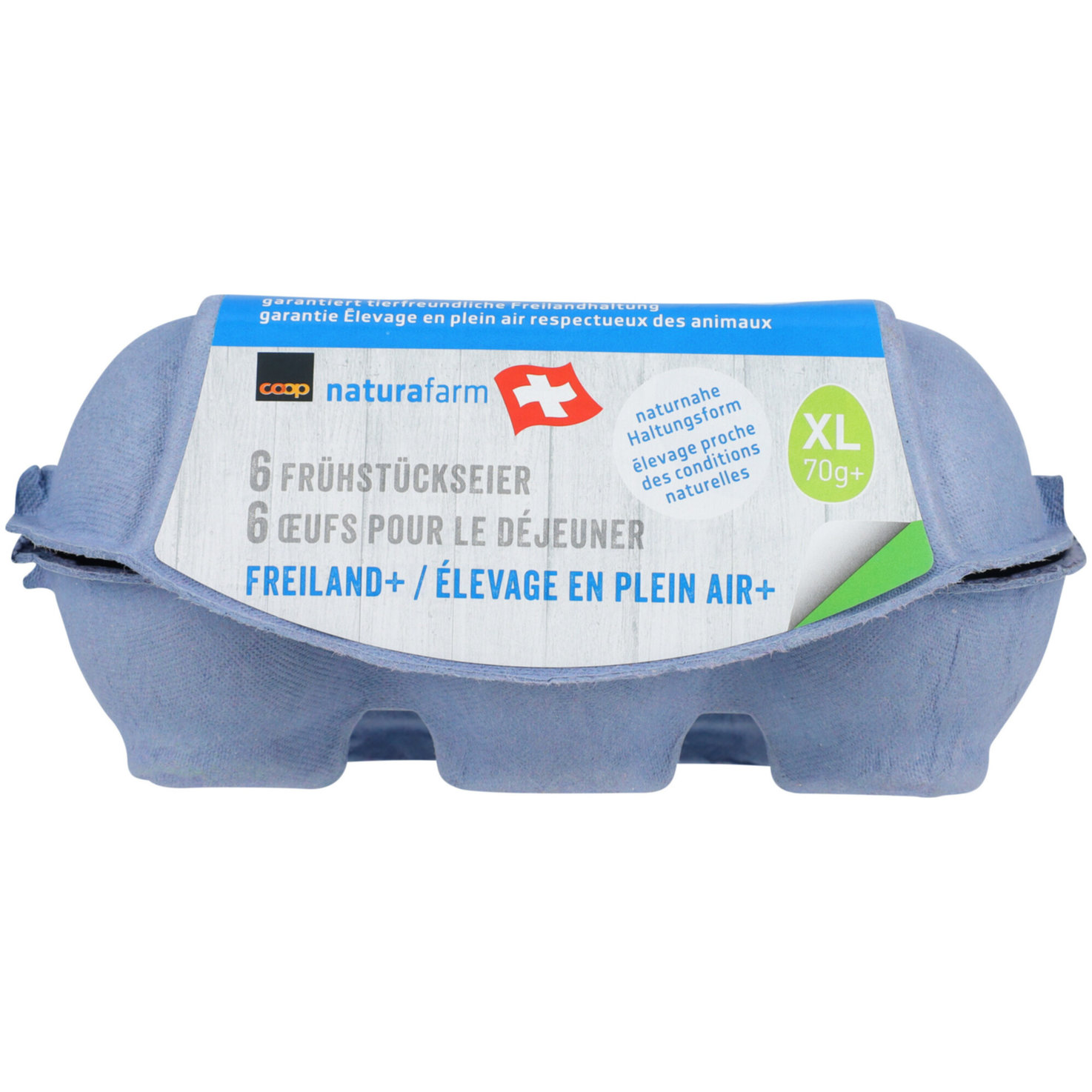 Naturafarm Eier aus Freilandhaltung 70g+ 6 Stück