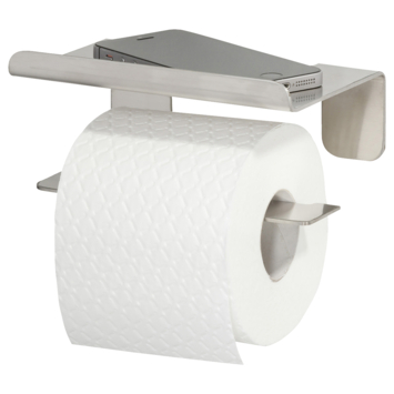 Tiger Toiletrolhouder Colar met Plateau RVS