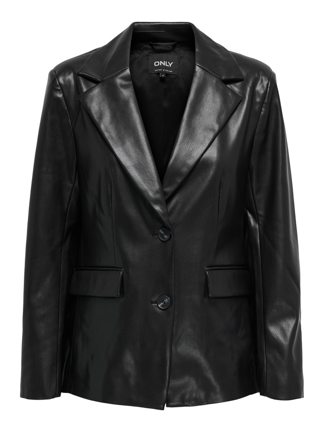 ONLY Lederblazer »ONLVERONA FAUX LEATHER FIT BLAZER CC OTW«