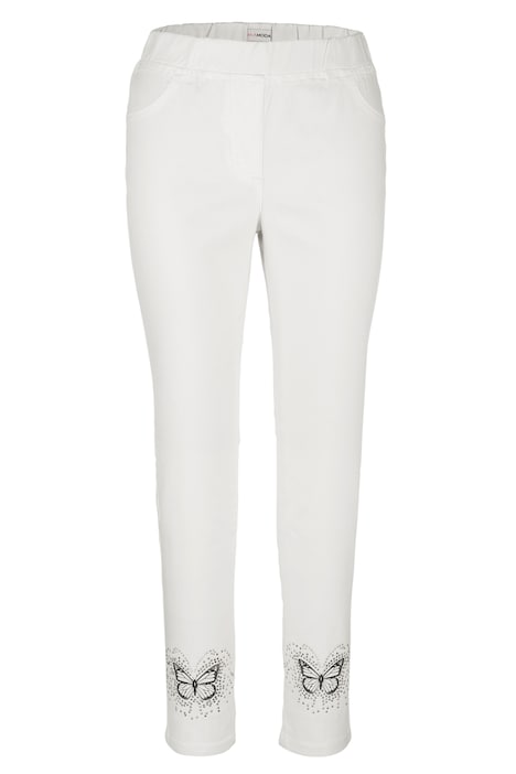 Jeans mit Strasssteinen