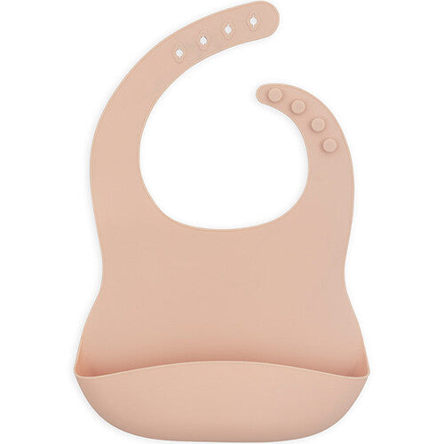 Jollein siliconen slabbetje pale pink