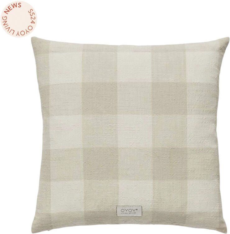OYOY Living Design Chess Cushion Cover Square Clay