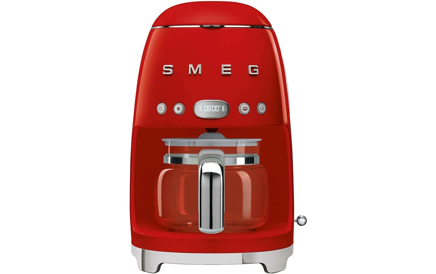 Filterkaffeemaschine 50's Style DCF02RDEU Rot<br>Kaffeemaschine mit Glaskanne