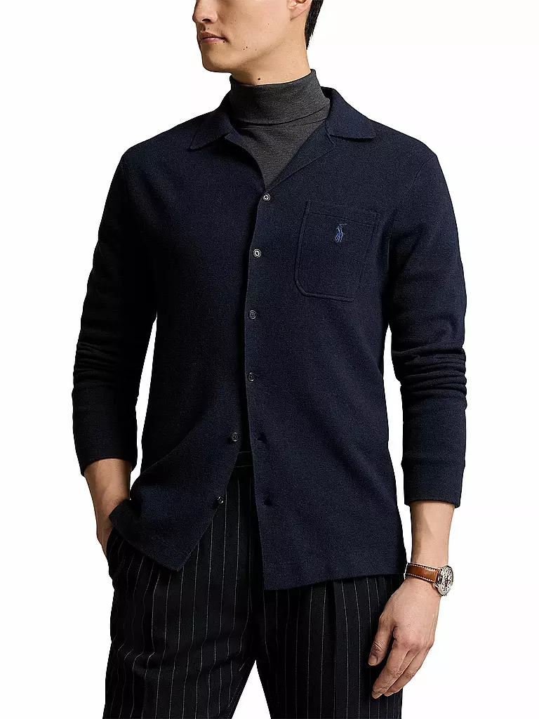 POLO RALPH LAUREN Strickjacke dunkelblau