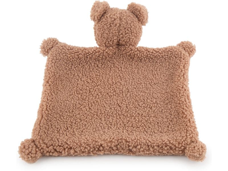 bieco Schmusetuch Bär Mika Braun Kuscheltuch mit süssem Bärgesicht