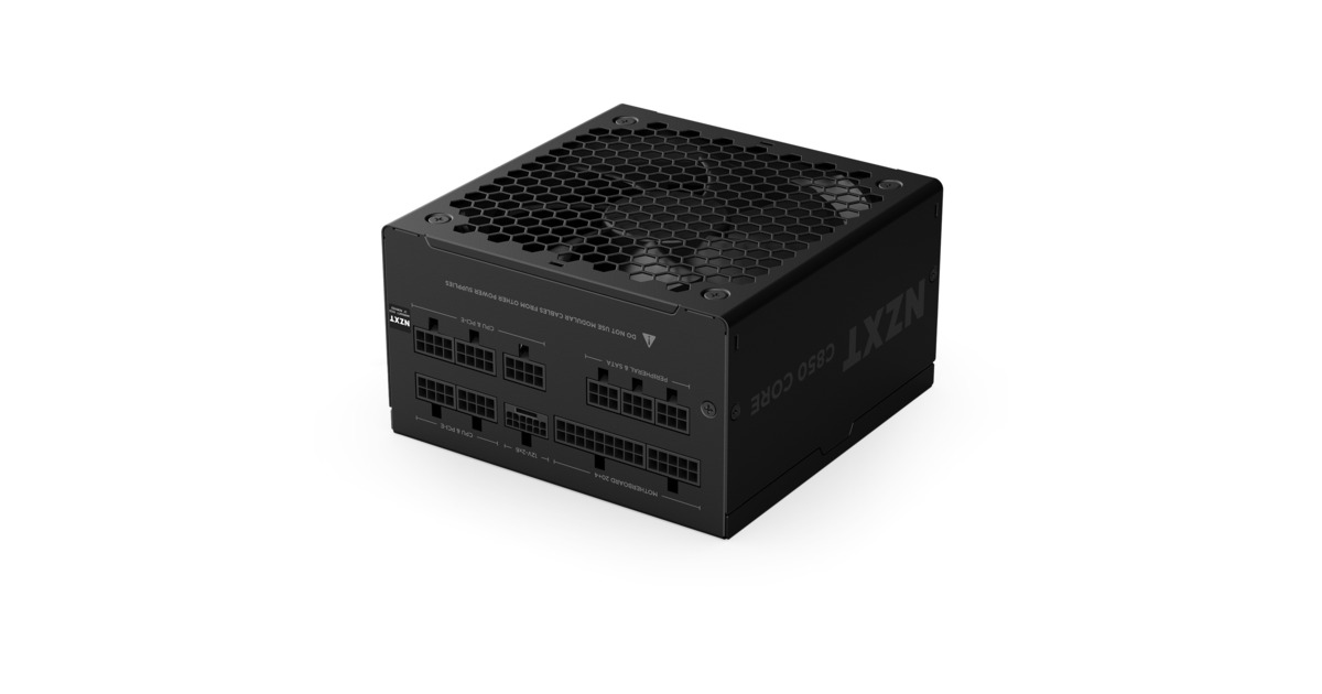NZXTC850 Gold Core modulaire 850 watt voeding   (Zwart, 1x 12V-2x6, 3x PCIe)