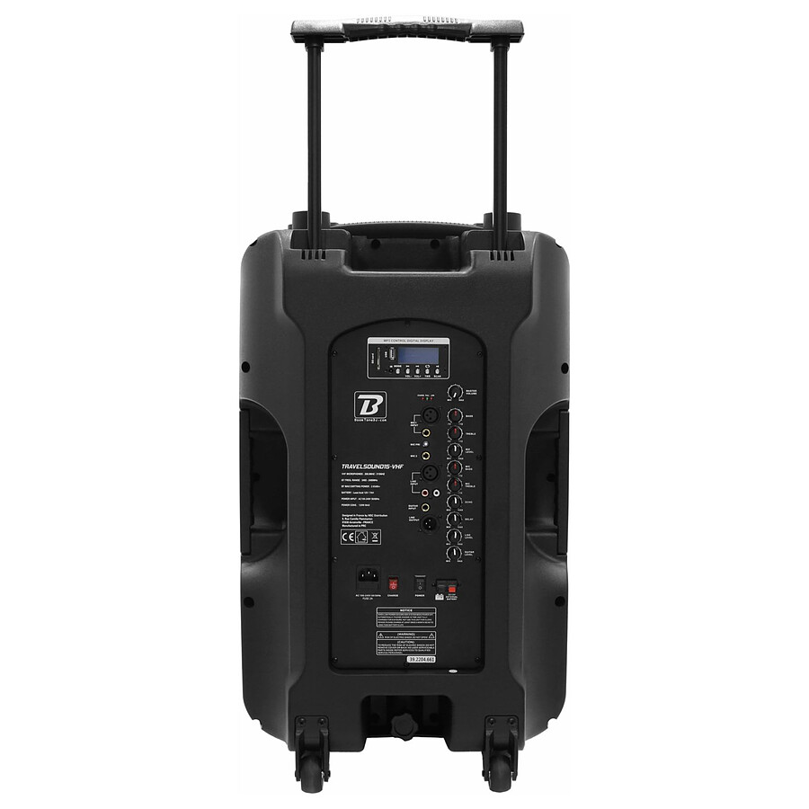 BoomTone DJ TravelSound15-VHF - Enceinte de soirée