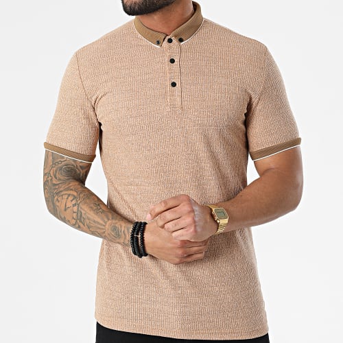 Polo A Manches Courtes 1246 Camel