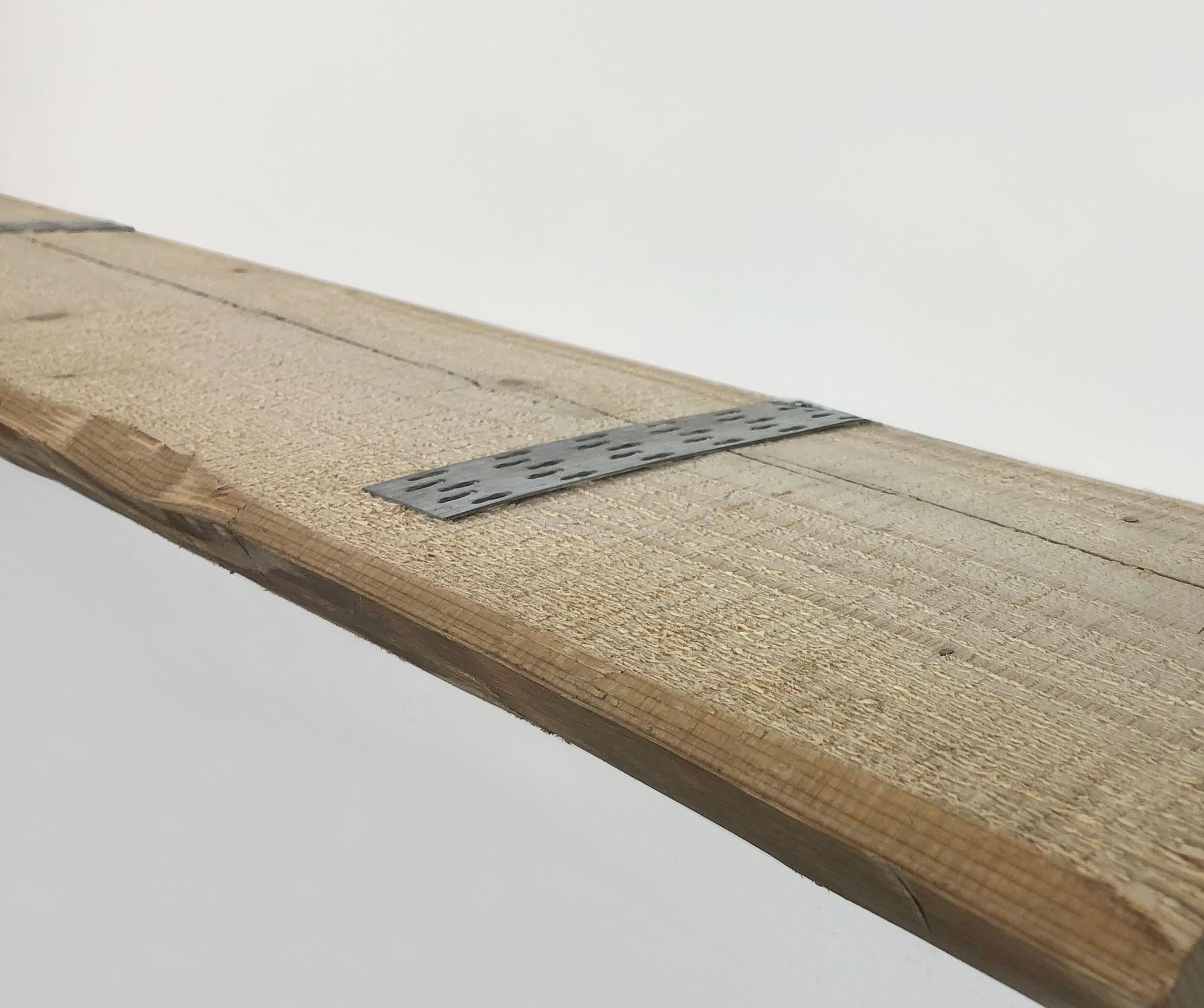WoodBrothers Barnwood zwevende wandplank 250x18x4cm