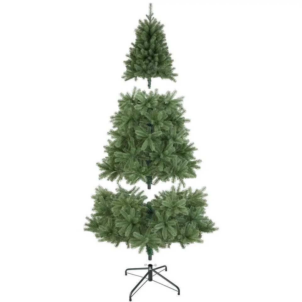tectake Kunstkerstboom Dancer met spuitgietnaalden, Groen