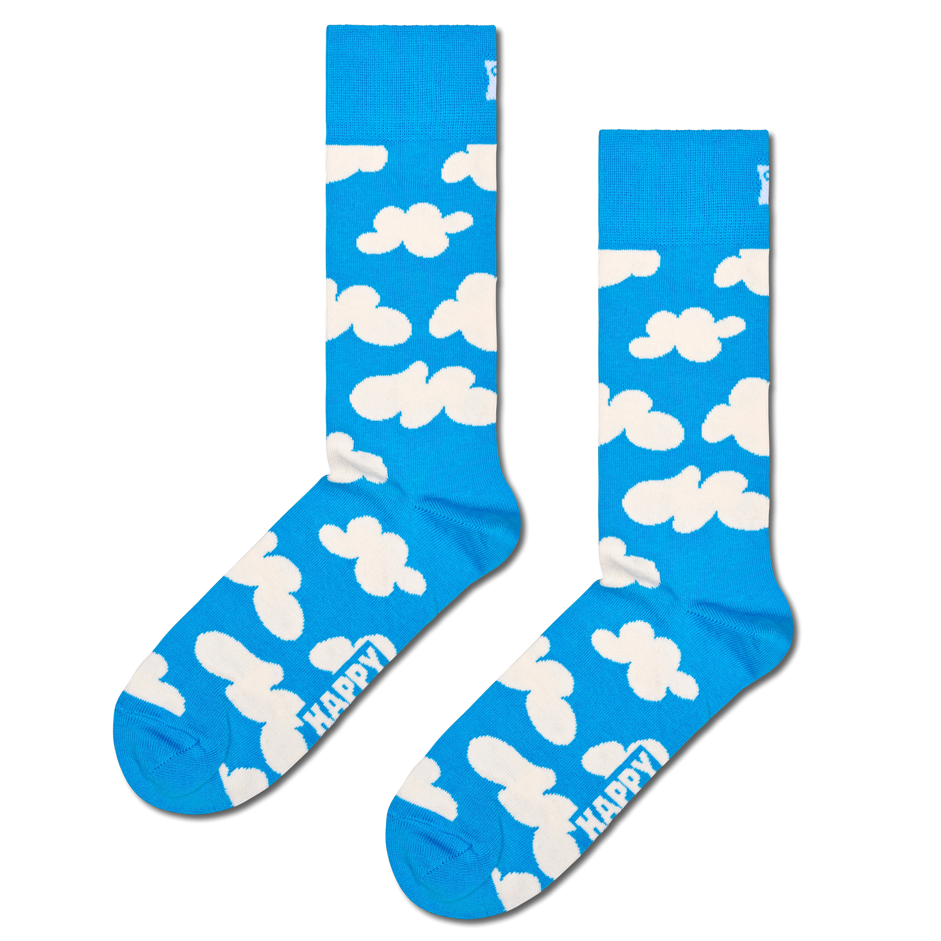 CLOUDY - Chaussettes nuages en coton mélangé | Bleu