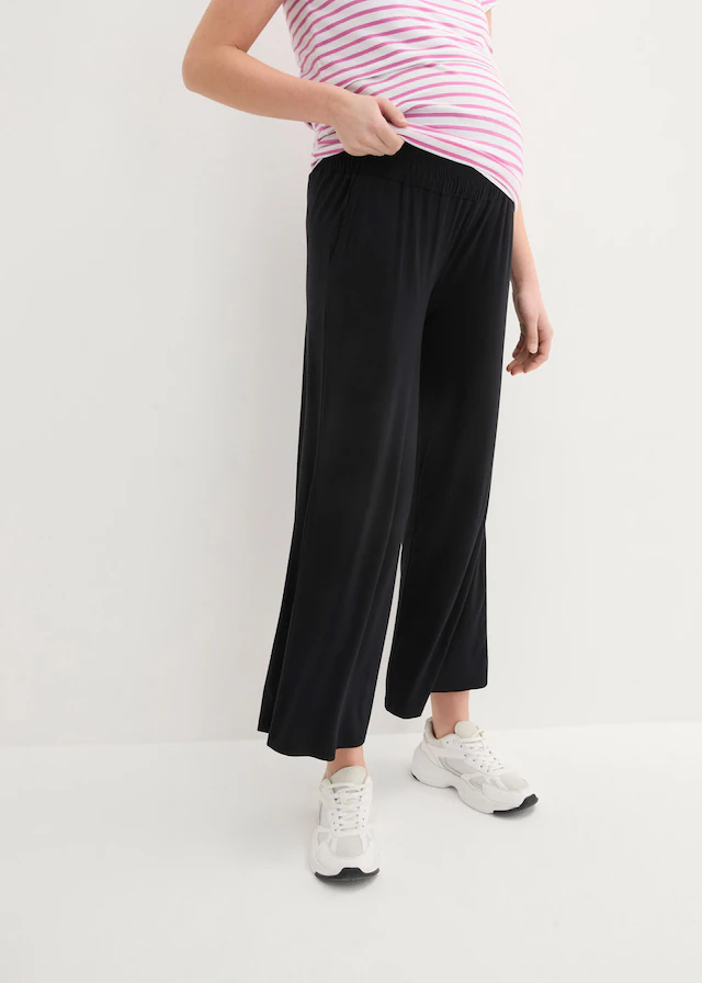 bonprix Umstandshose »Umstandsculotte aus weicher Viskose, Loose Fit«  Umstandsculotte aus weicher Viskose, Loose Fit