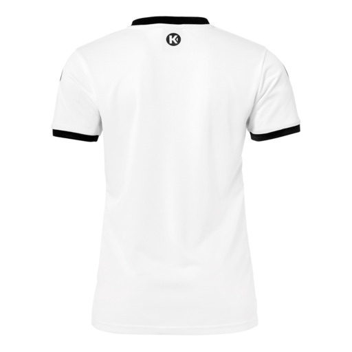 Camiseta feminina Curve Mc branca/preta Kempa
