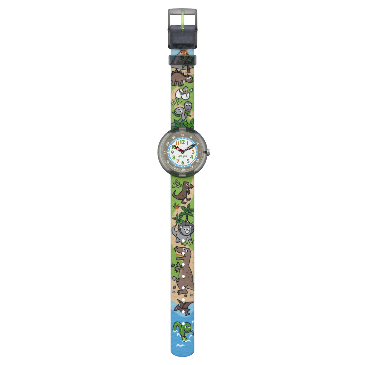 Montre Flik Flak mixte Sauruses Return