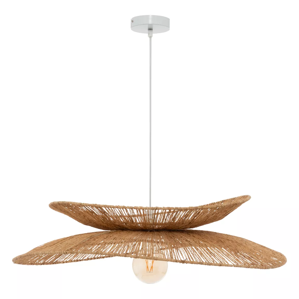 Suspension luminaire jute (69,5 cm) Alara Naturel