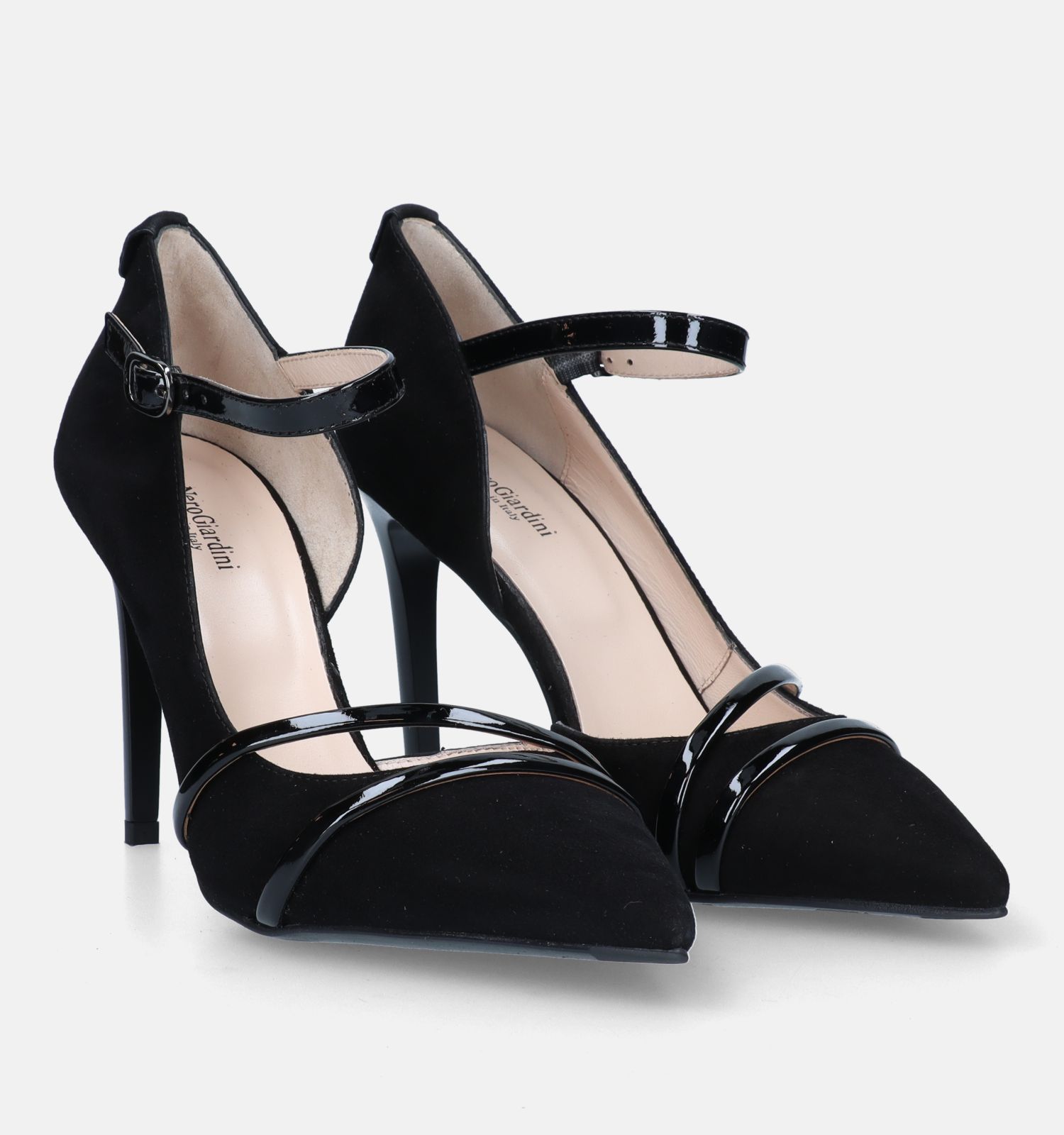 Pumps met bandje zwart