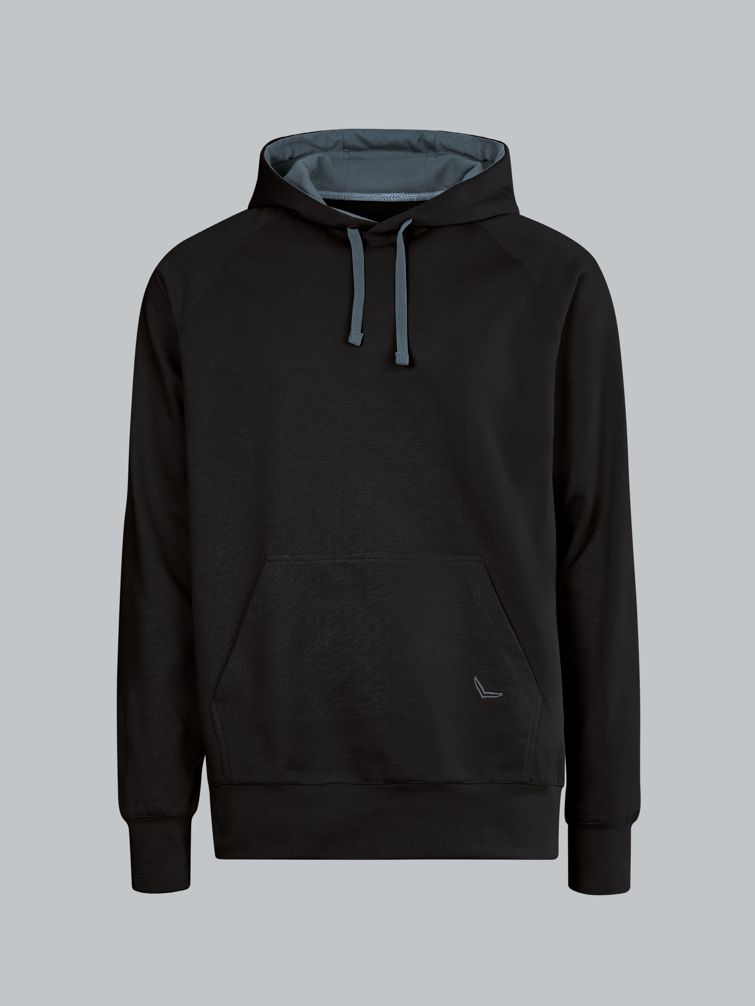 Kapuzensweatshirt aus Biobaumwolle Schwarz