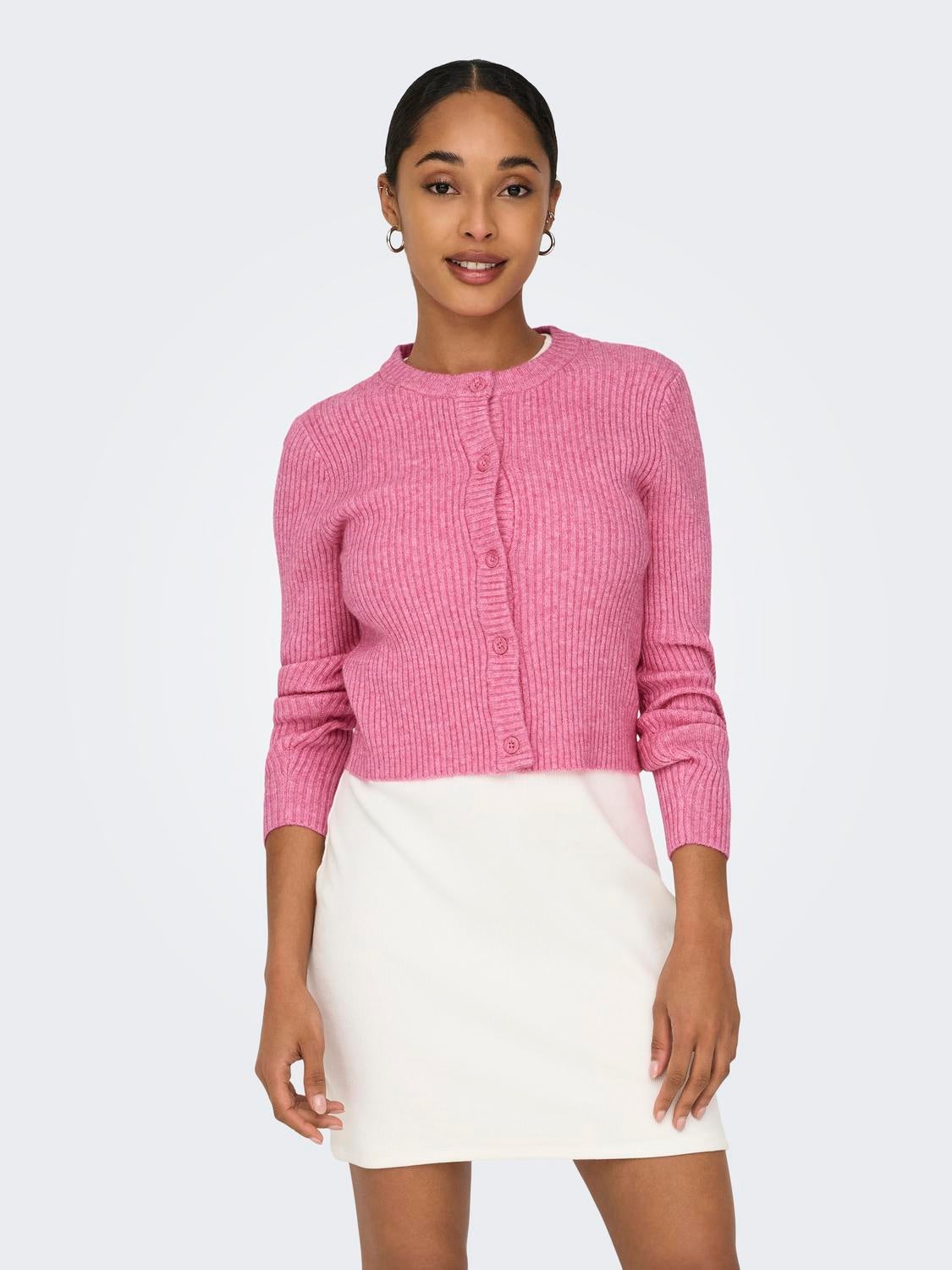 ONLKATIA Strickjacke Carmine Rose
