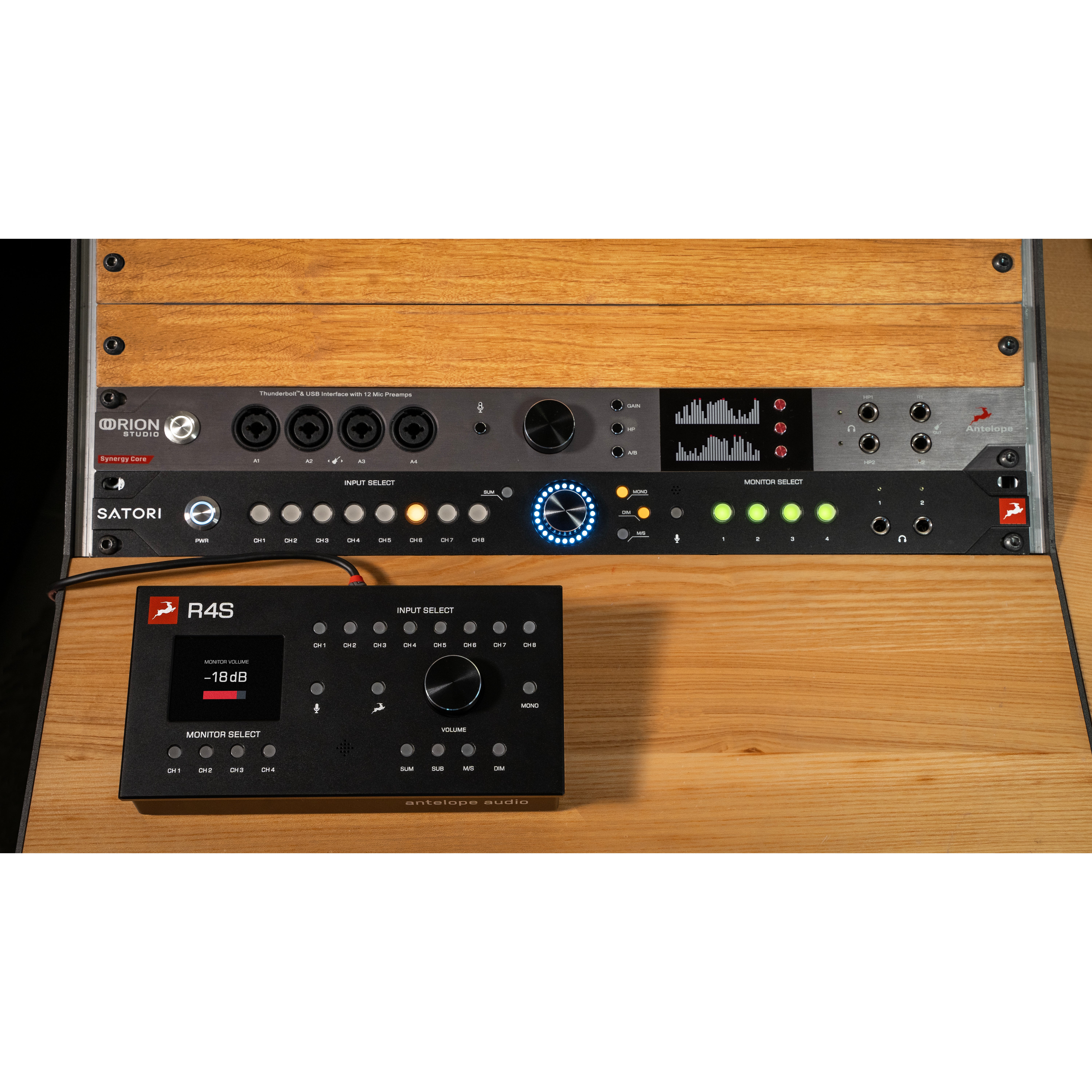 Antelope Audio Satori Gen 2 monitor controller + R4S remote