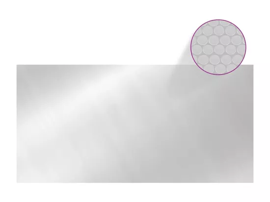 Couverture de piscine Argenté 732x366 cm PE