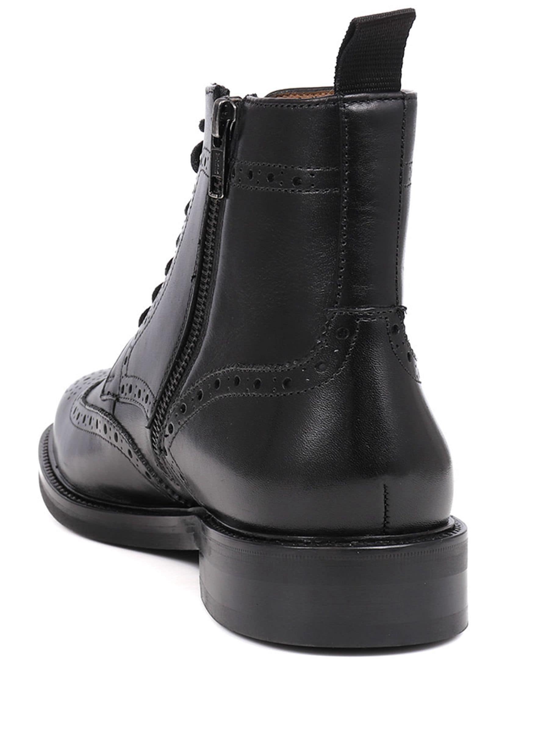 Zwart - Jones Bootmaker Fletcher Leather Boots