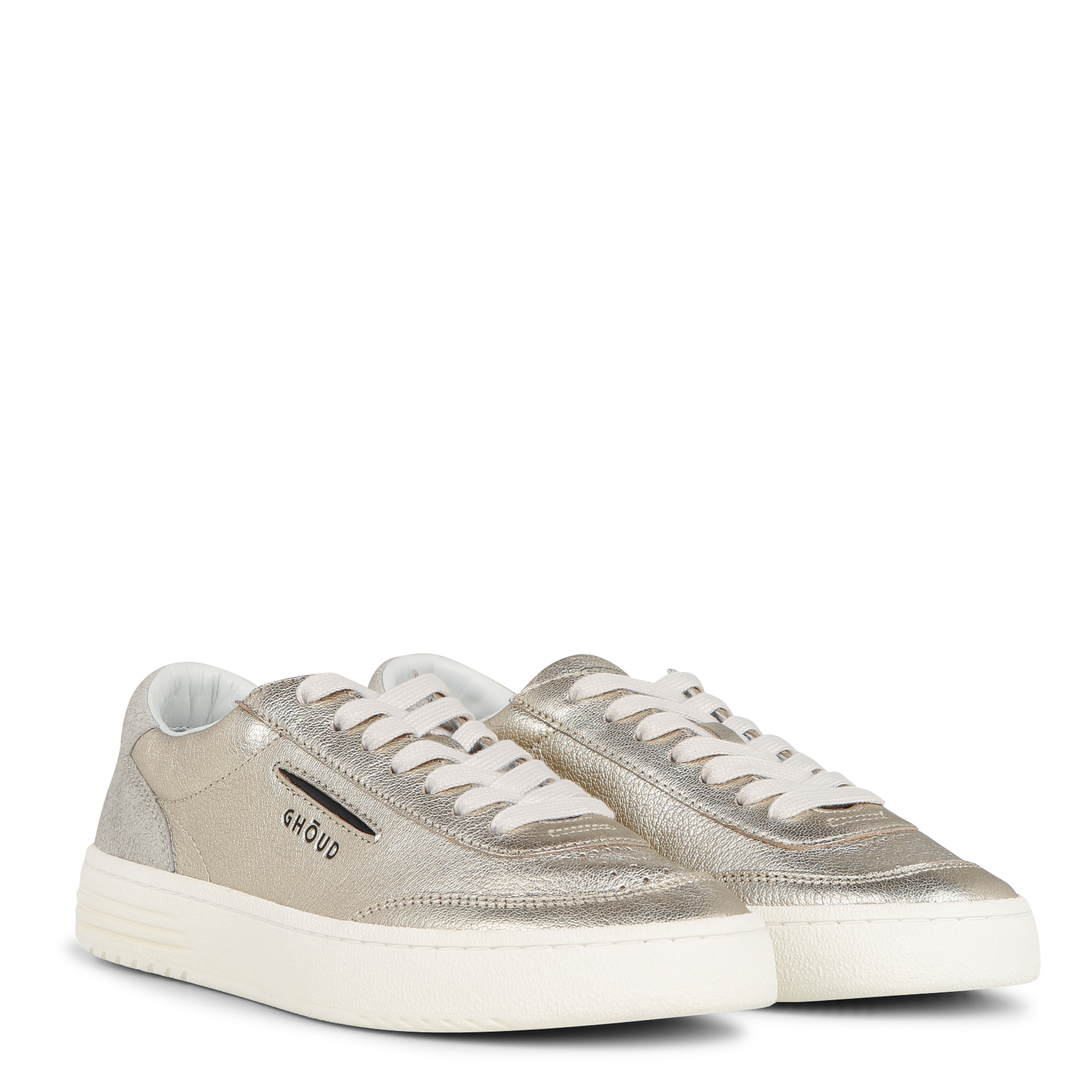 LIDO - Baskets basses en cuir | Doré