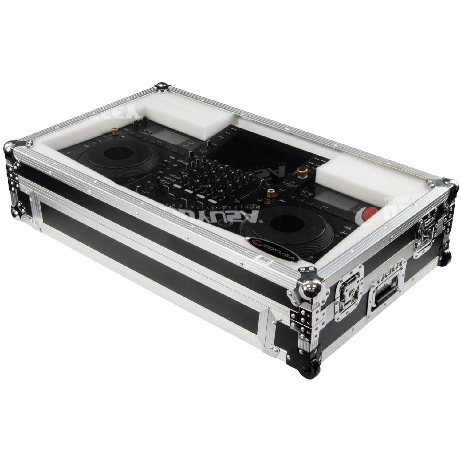 Odyssey SCOPUSQUADCW1 Effects Showcase met wielen voor Pioneer DJ Opus-Quad