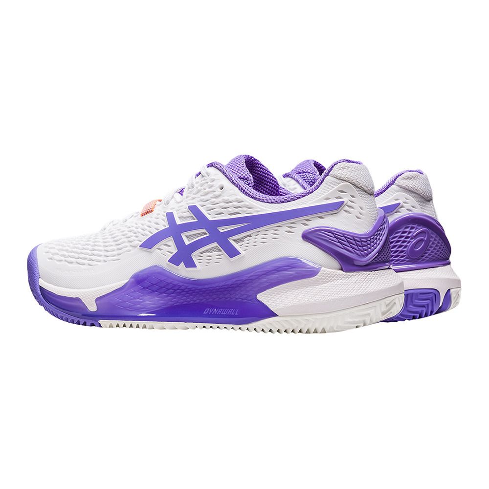 Asics GEL-RESOLUTION® 9 CLAY - Chaussures tennis Femme white/amethyst