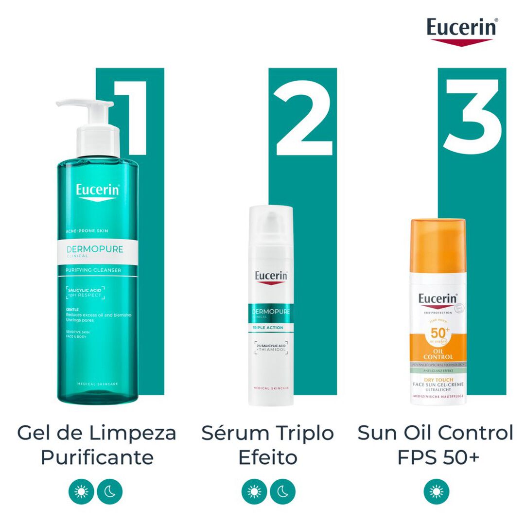 EUCERIN  DermoPure Gel de Limpeza Purificante - 200ml