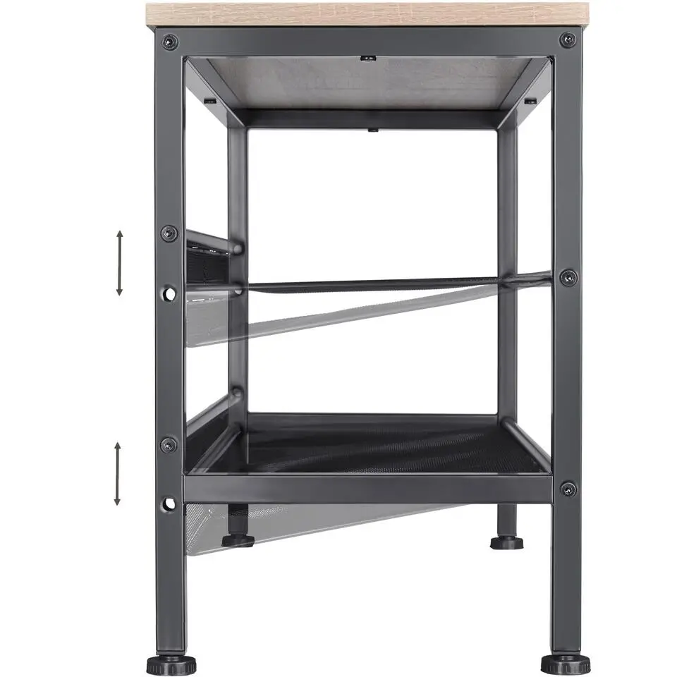 tectake Schoenenrek Derry 75,5x30,5x45,5cm