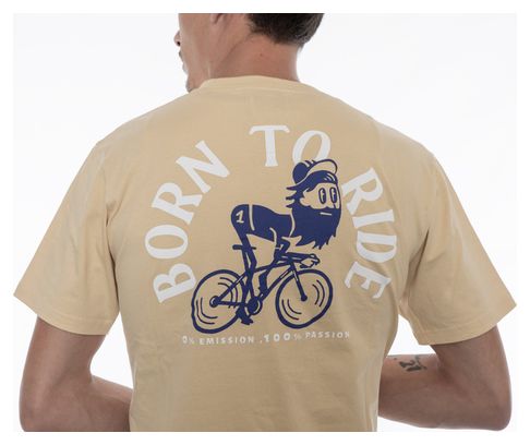 T-Shirt LeBram Born To Ride Beige