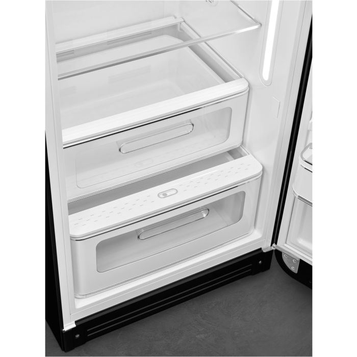 SMEG Kühlschrank 50's Style FAB28RDBLM5 Schwarz Matt