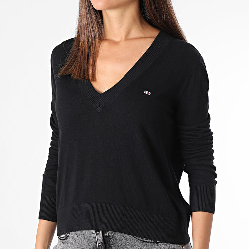 Pull Femme Col V 6535 Noir
