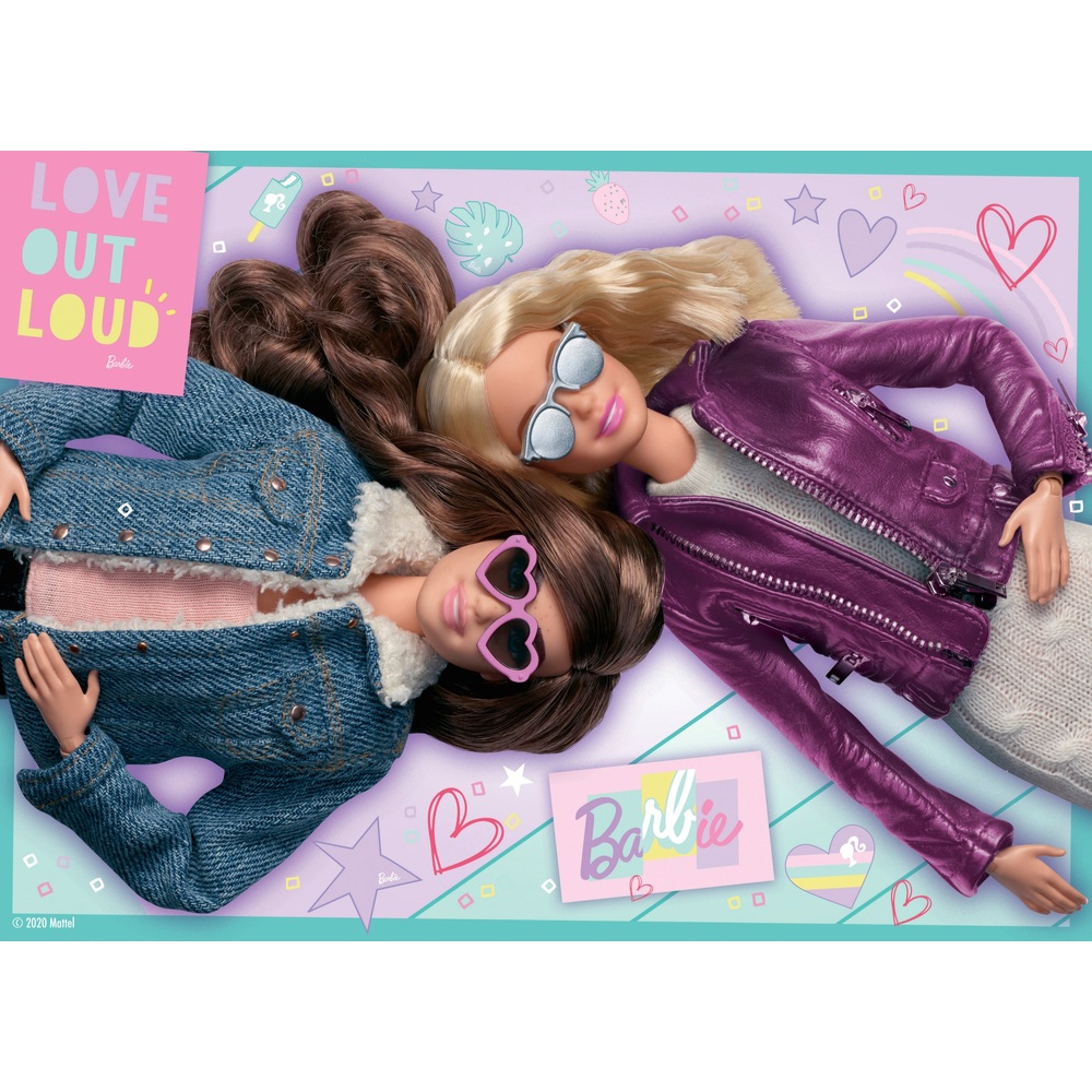 Ravensburger Barbie 4 x 100-teiliges Puzzle-Bumperpack