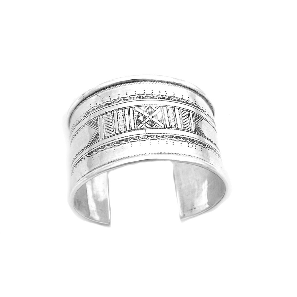 Beau Bracelet touareg, manchette large