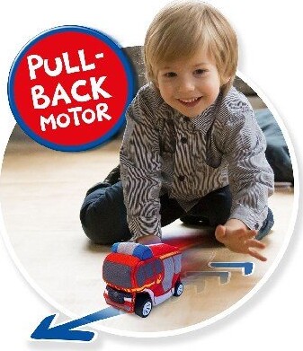 Pull Back Bil - Brandbil - 9 CM - Mini Revellino