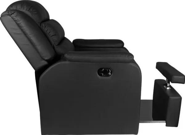 Activeshop HILTON Pedicure stol, sort