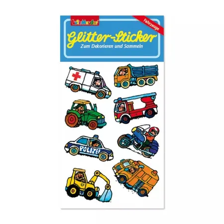 Lutz Mauder Glitter-Sticker Fahrzeuge