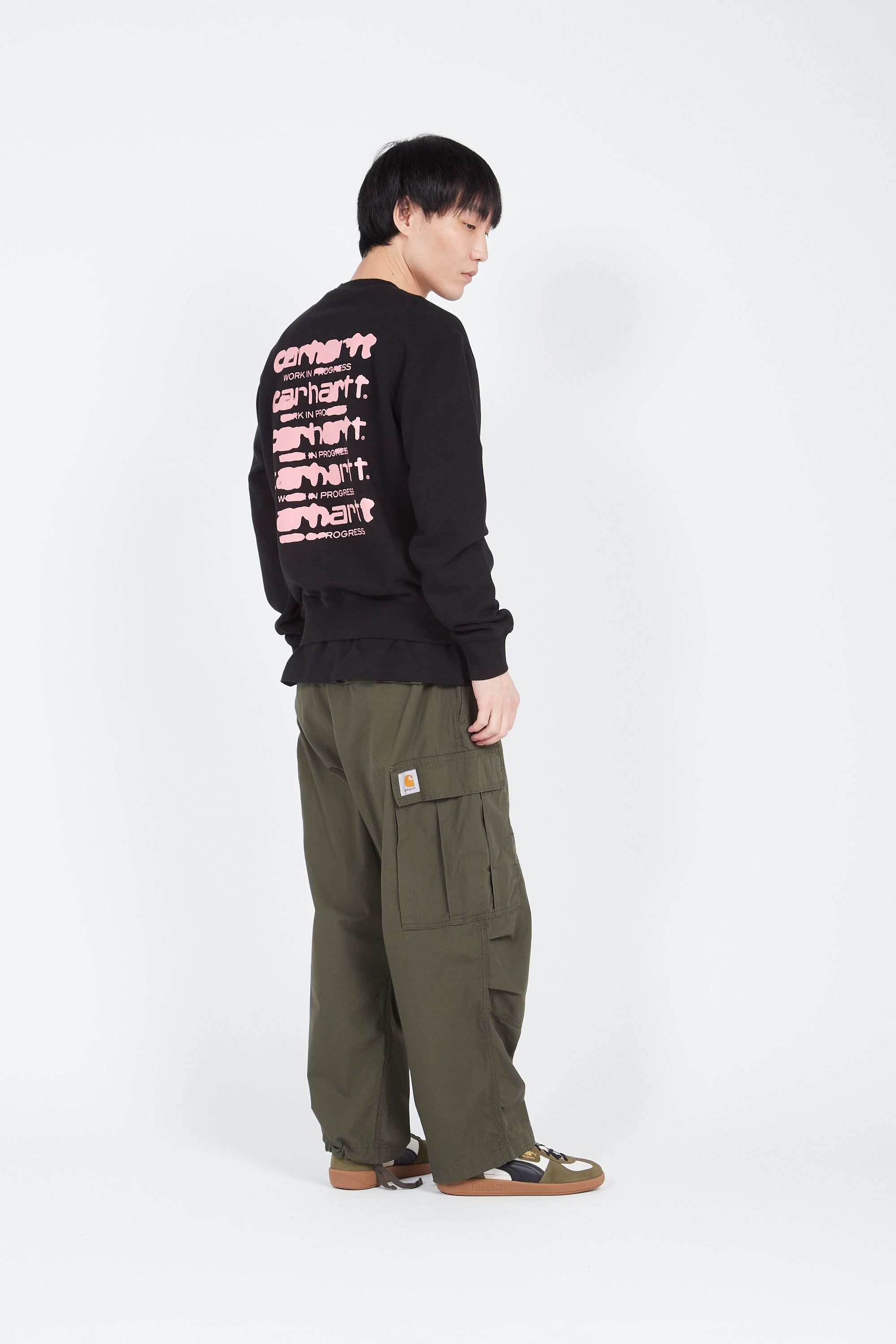 CARHARTT WIP Sweatshirt Ink Bleed Sweat Noir
